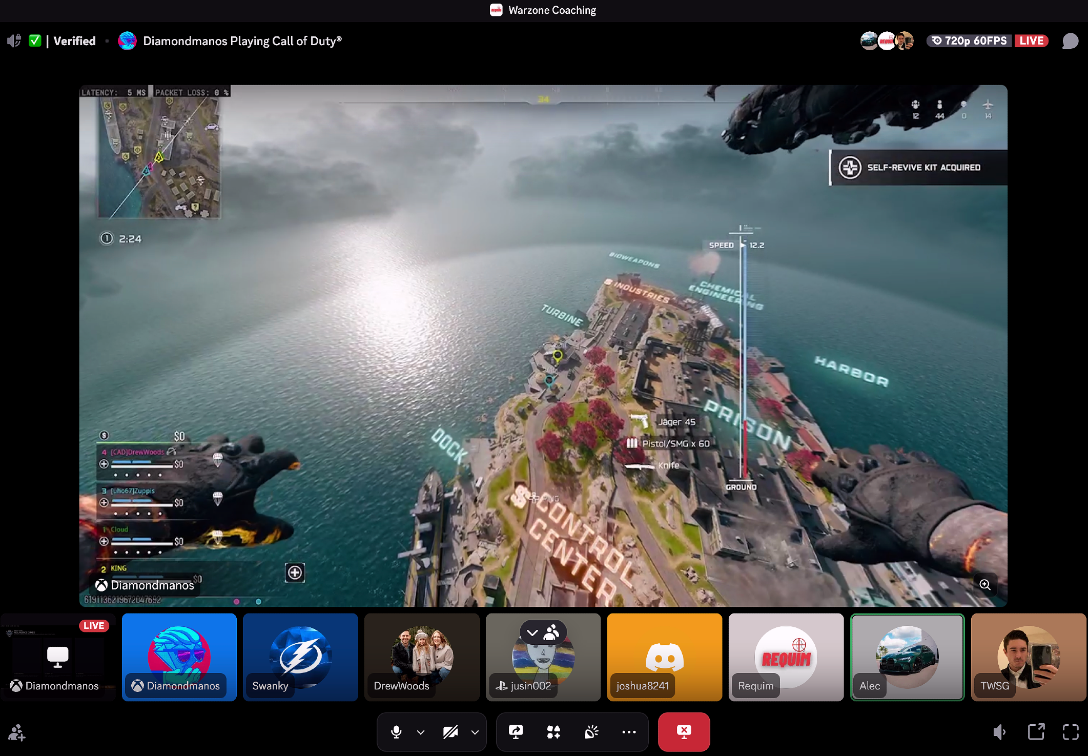 Warzone Coaching Discord community stream